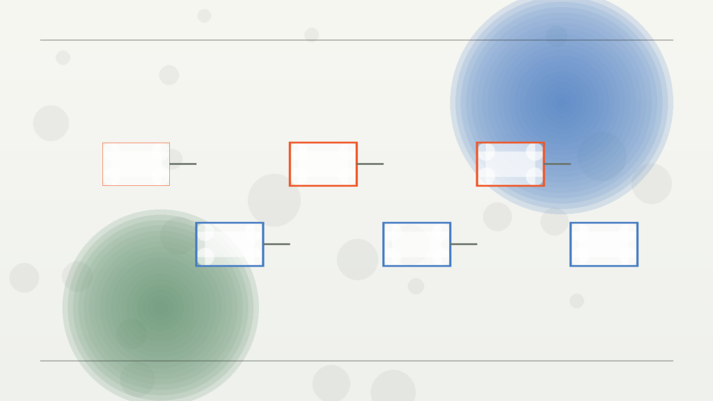 Abstract editorial illustration of multiple automation systems, AI agents, and connected workflows.