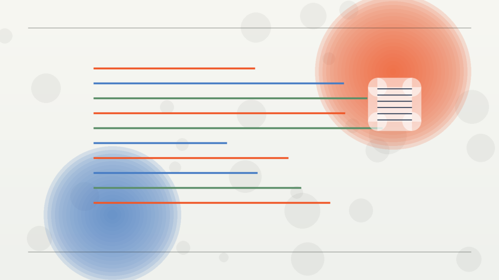 Abstract editorial illustration of coding assistance, repositories, IDE workflows, and collaborative development.