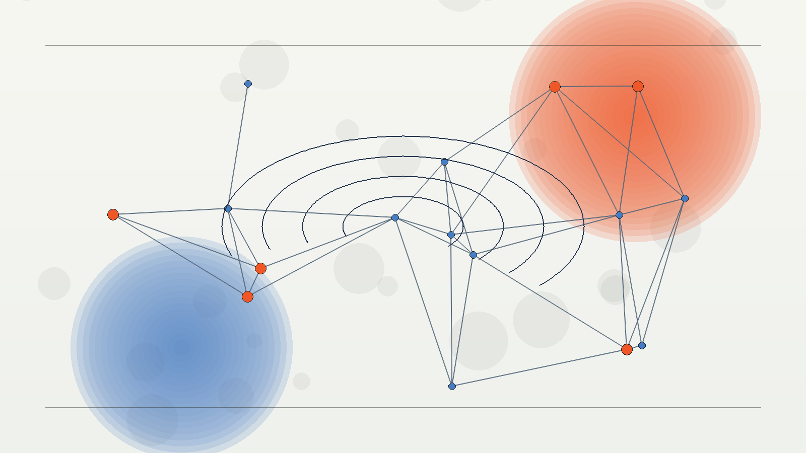 Abstract editorial illustration of a multimodal AI assistant, connected productivity tools, and research workflows.