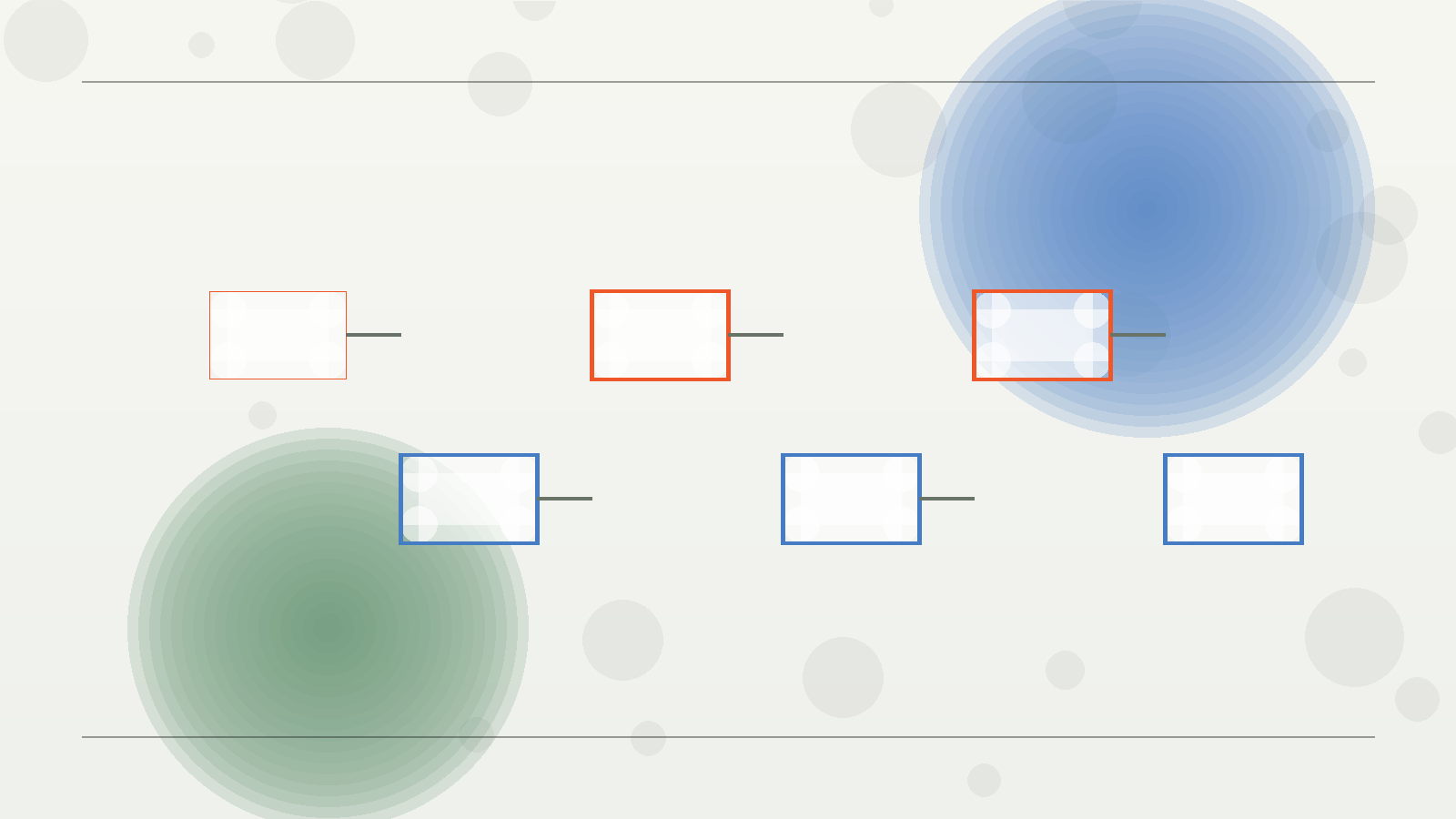 Abstract editorial illustration of managed AI agents, scheduling, support, and connected business workflows.