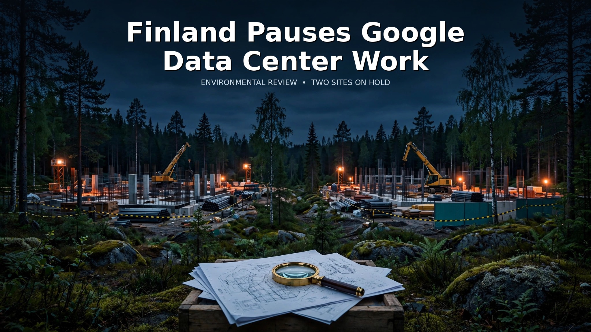 Finland Pauses Google Data Center Work